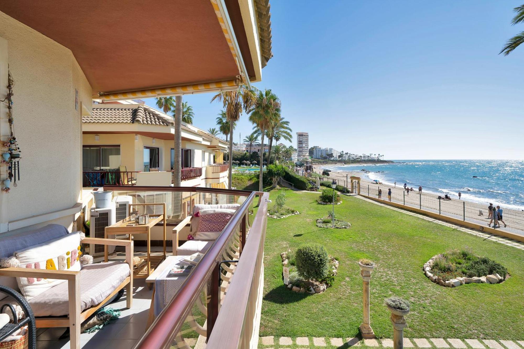 Casa Mar Apartamento Front Beach Con Wifi, Piscina, Padel Y Tenis - Lubina Del Sol Sitio de Calahonda Exterior foto